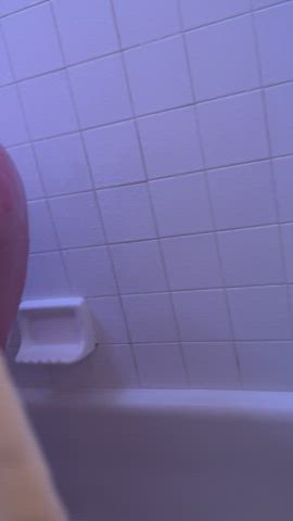 bbw milf shower solo gif