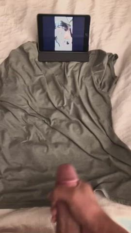 Accidentally pressed a button with cum