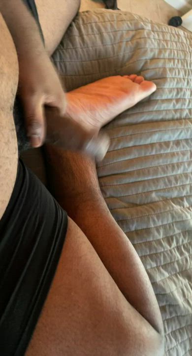 Cock Male Masturbation Uncut gif