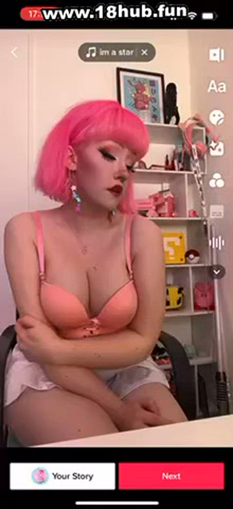 boobs cute fake boobs natasha teen orgasm pussy sex tiktok gif