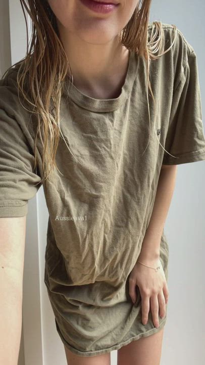 Showing off to you makes me wet