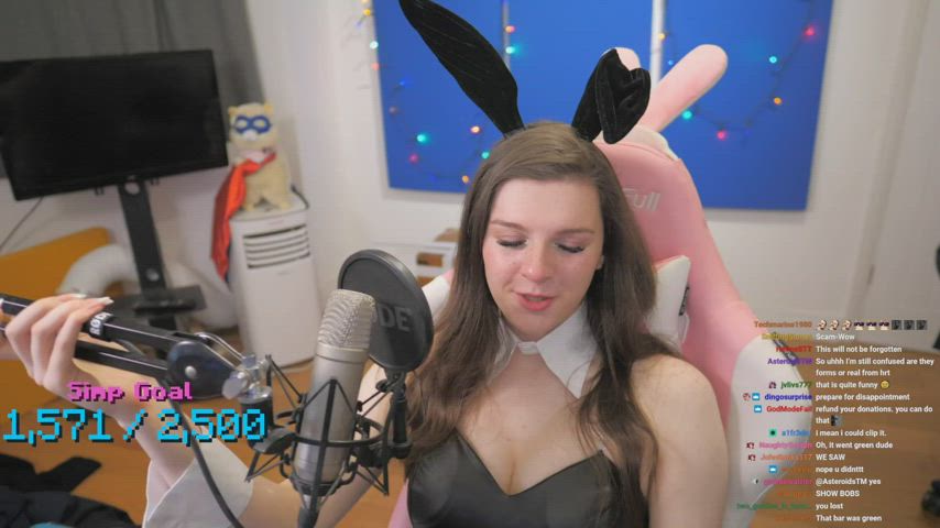 Boobs Bunny Femboy gif