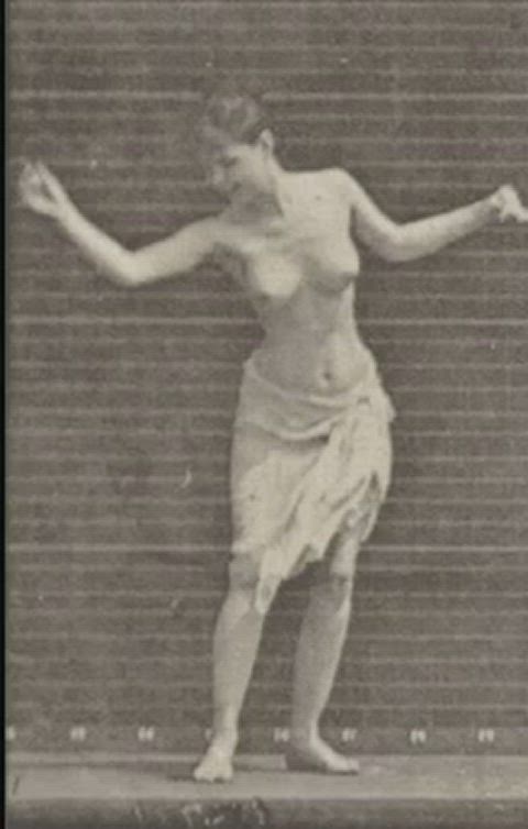 art topless vintage gif