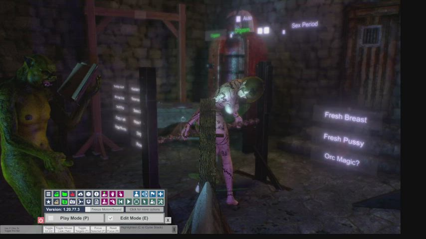 3D Female Torture gif