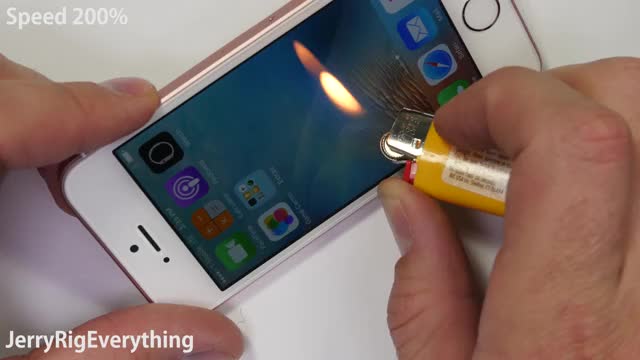 NEW iPhone SE - Bend Test - Scratch Test - Burn Test
