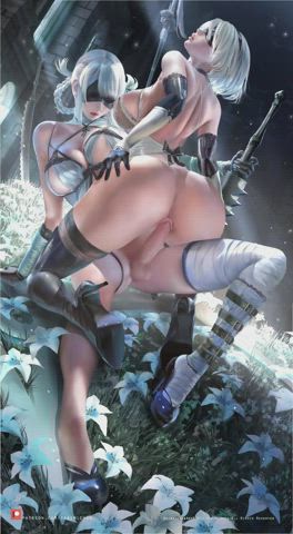 Kaine fucks Yorha 2B (Sakimichan)