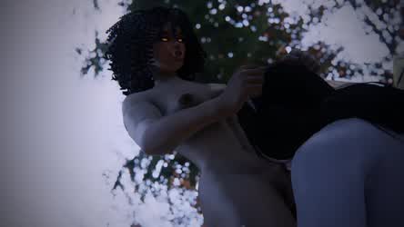 Elf Face Fuck Forced Futanari gif