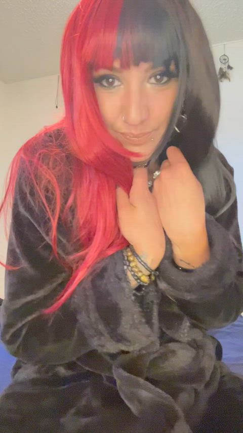 goth onlyfans smile gif