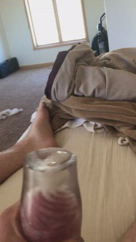 What’s thicker? My dick or my cumshot?
