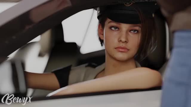 Jill Valentine - bad cop street blowjob