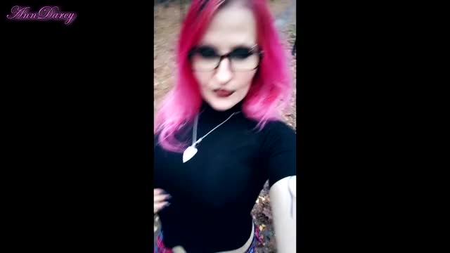 Just walking in micro skirt no panties - AnnDarcy