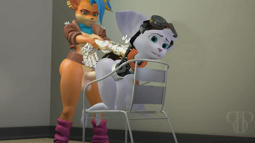 Tawna fucks Rivet (AmandaLima3D)