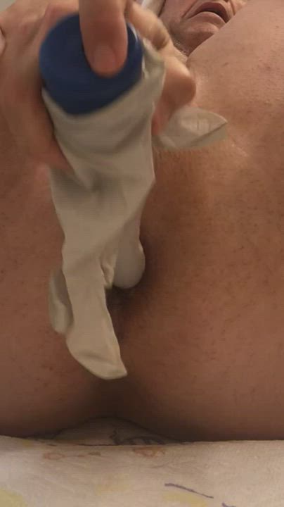 Anal Dildo Grandpa Missionary Orgasm Shaved gif