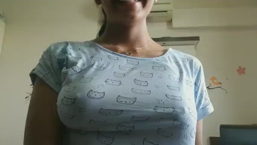 big tits desi hotwife indian milf pakistani solo sri lankan strip titty drop gif