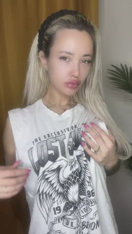 Breast Sucking Tattoo Tits gif