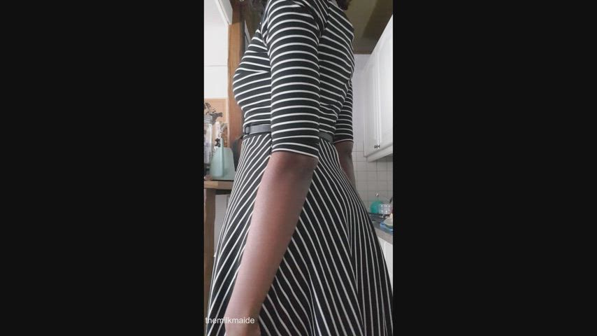 Creampie Ebony MILF gif