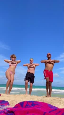 dancing with friends