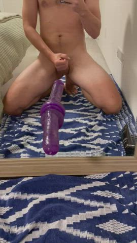 Anal Ass Bareback Cub Dildo Gay Huge Dildo Sex Toy Twink gif