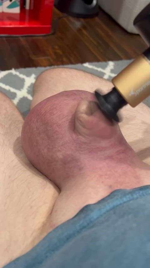 amateur big balls massage gif