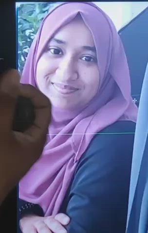 Cock Hijab Indian Masturbating Tribute gif