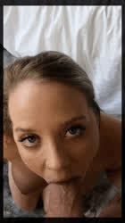 Doing my best to fit this cock down my throat