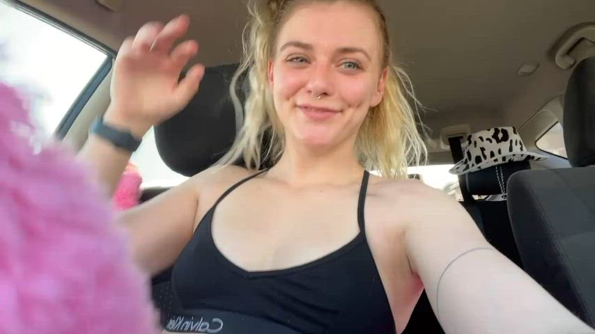 sweaty post gym flash 🤭💦