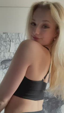 Loving my new lingerie, should I take it off for you?