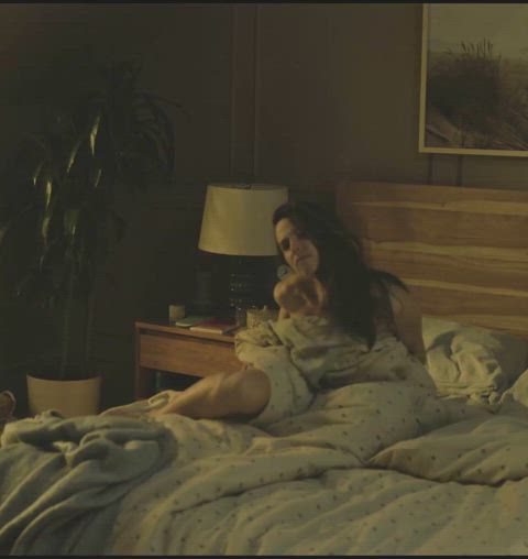 bed celebrity small tits topless celebs gif