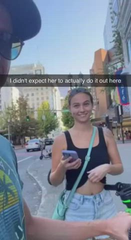 who's this flashing sluts name?