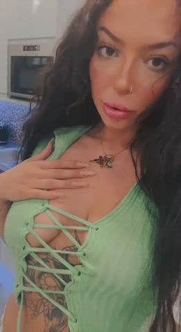 Ass Bikini Lingerie MILF Mom NSFW Nude Tattoo Twerking gif