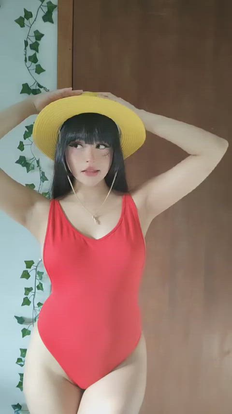 amateur anime big tits cosplay gif