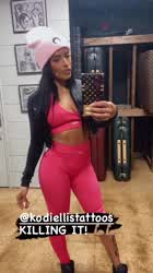 Latina Legs Wrestling gif
