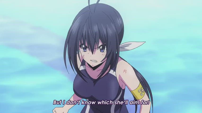 anime big tits sideboob gif