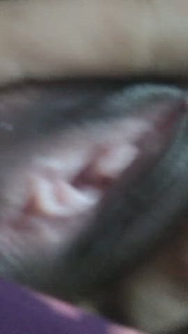 Ebony Fingering Indian Rubbing Shaved Pussy gif
