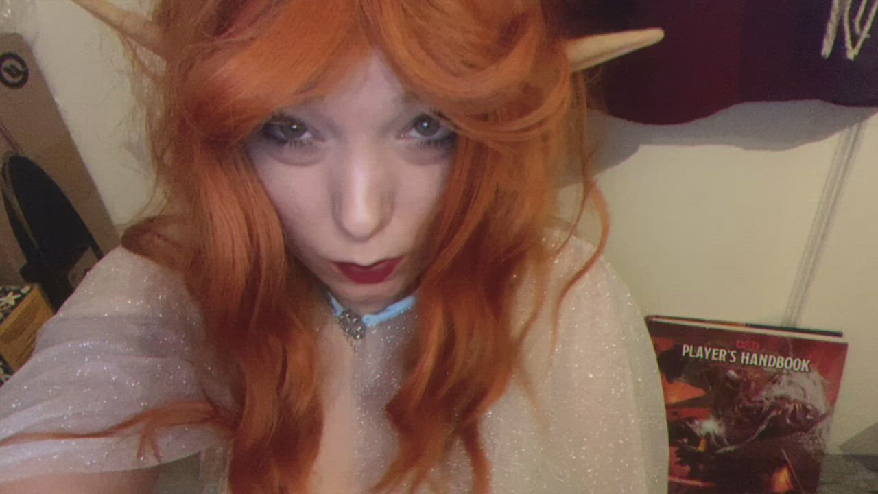 Gamer Girl Nerd Redhead gif