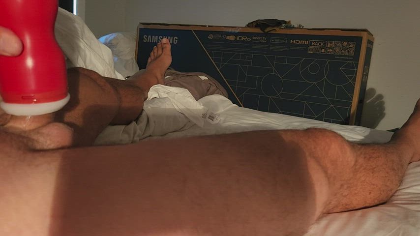 amateur jerk off masturbating gif