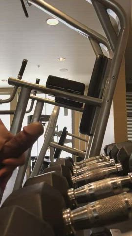 asian asian cock close up gym precum vietnamese workout gif