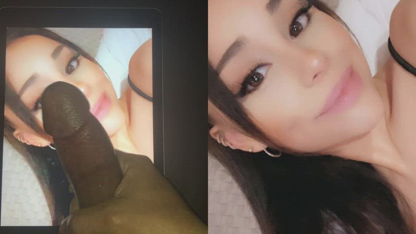 Ariana’s yummy face alone is enough to make you cum💦