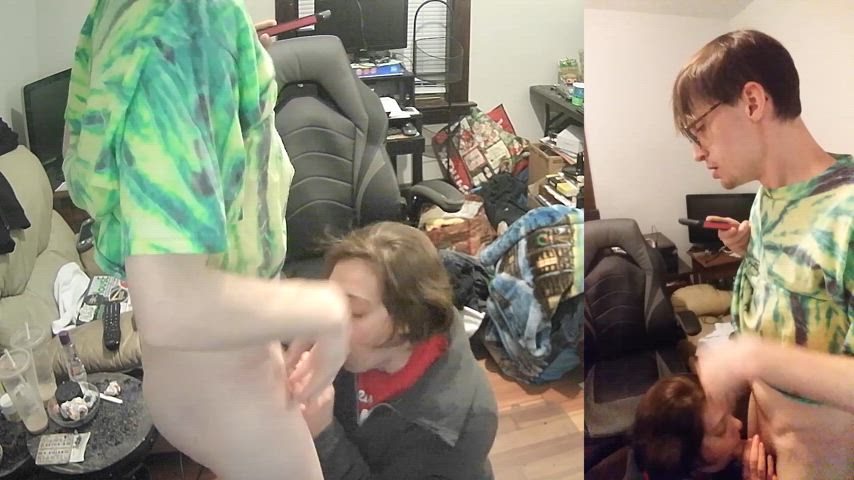 cock milking cumshot milking girls-finishing-the-job gif