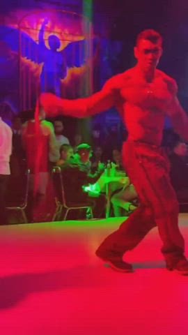 cock erection gay stripper stripping gif