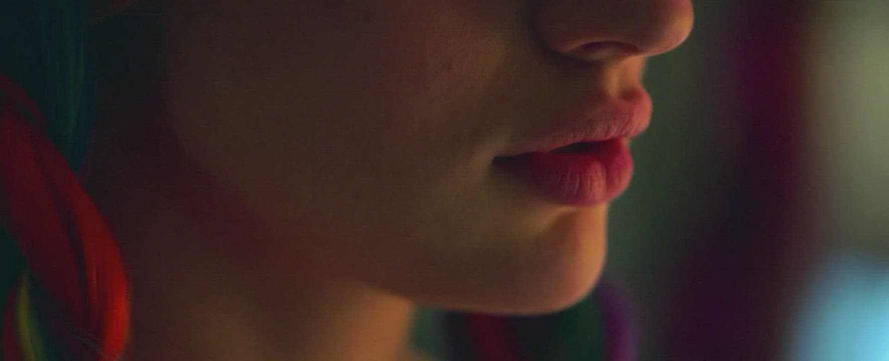 Talking dirty and touching herself in The Act (2019)