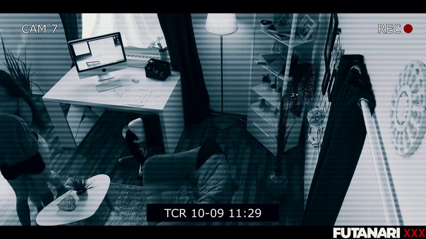 futanari kiss kissing lesbian gif