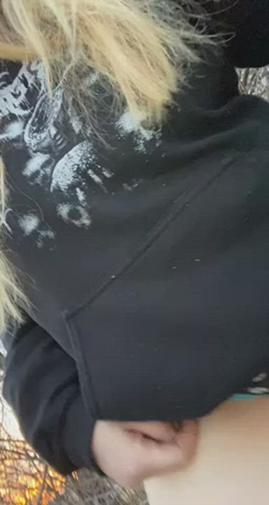 Blonde Fingering Nails OnlyFans Outdoor Panties Pee Pussy White Girl gif