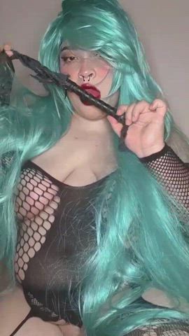 Chubby Domme Femdom gif