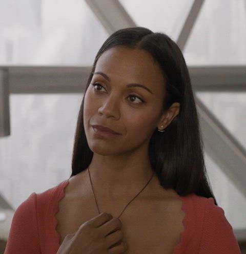 celebrity female zoe saldana gif