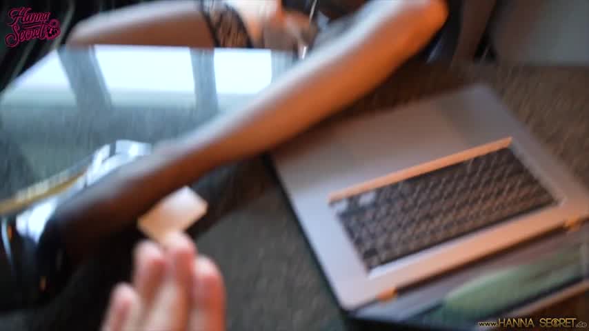 Hanna Secret is Caught masturbating and is forced to explain herself