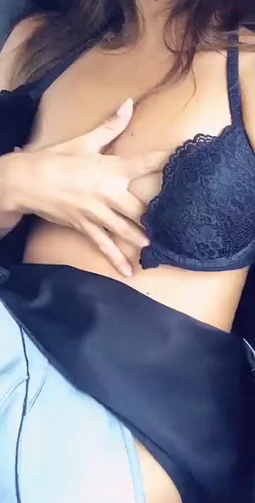 Smiling [f]or another naughty moment while being in my car