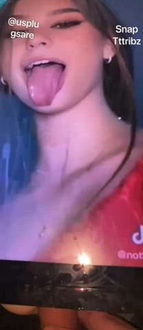 Brooke monk slow motion cum trib