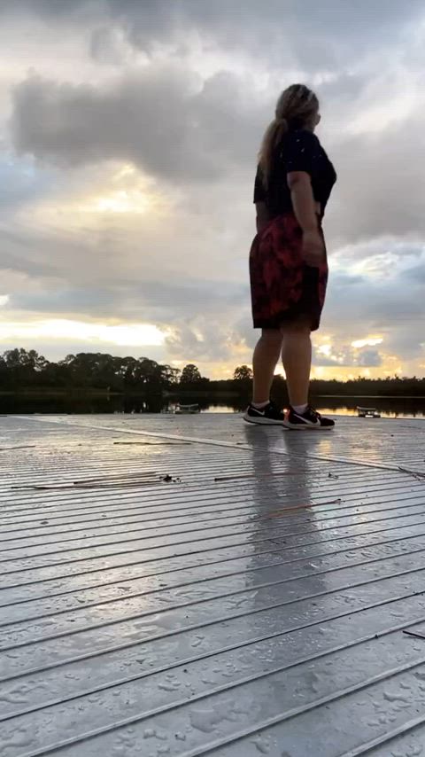ass big tits booty stretching tits gif