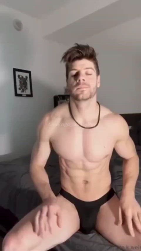amateur jock muscles gif